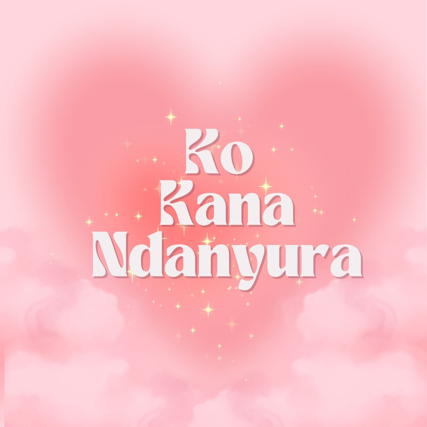Pink gradient background with 'Ko Kana Ndanyura' text and a logo in the corner.