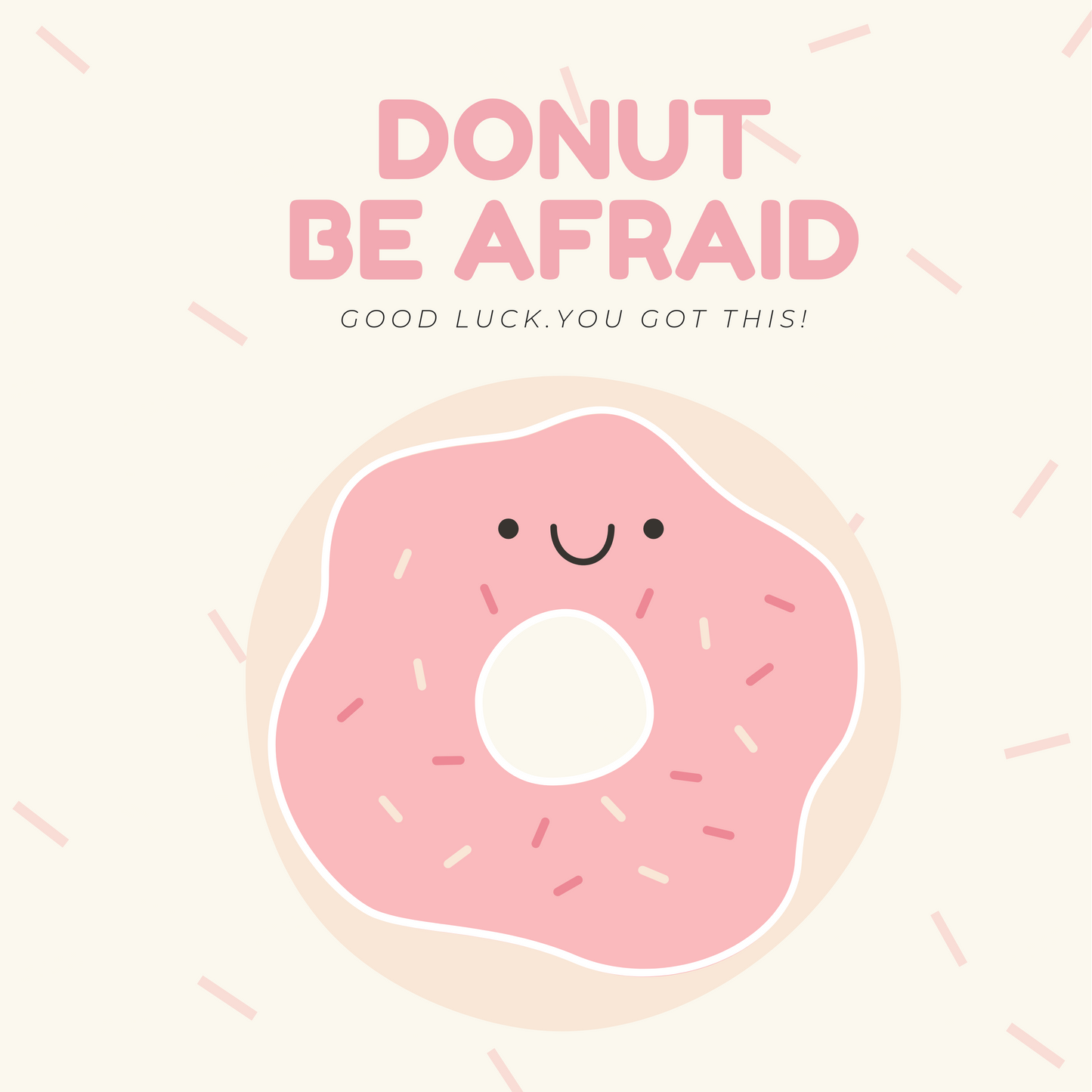 GOOD LUCK DONUT