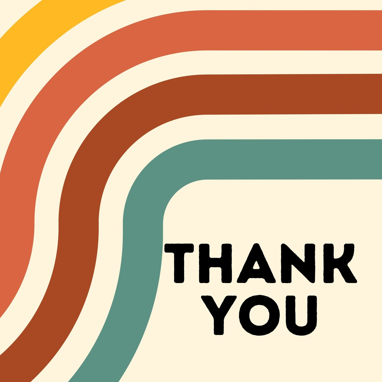 THANK YOU RETRO