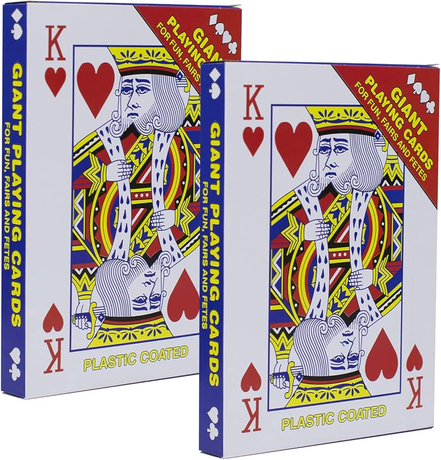 GIANT PLAYING CARDS