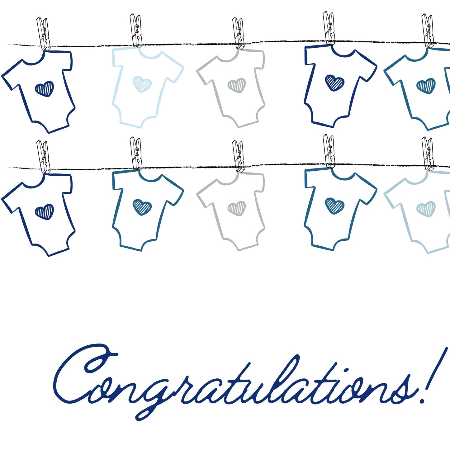 BLUE CLOTHES LINE